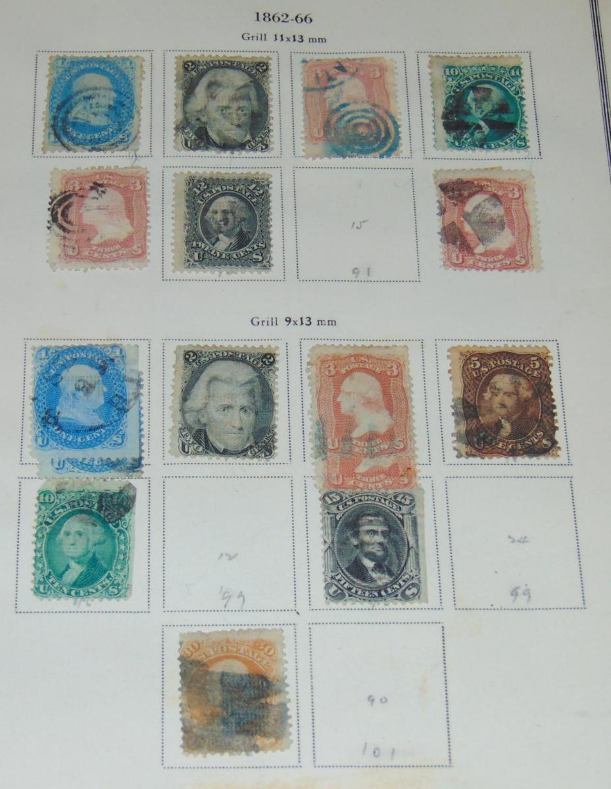 U.S. Estate Stamp Lot. Estate Collection.