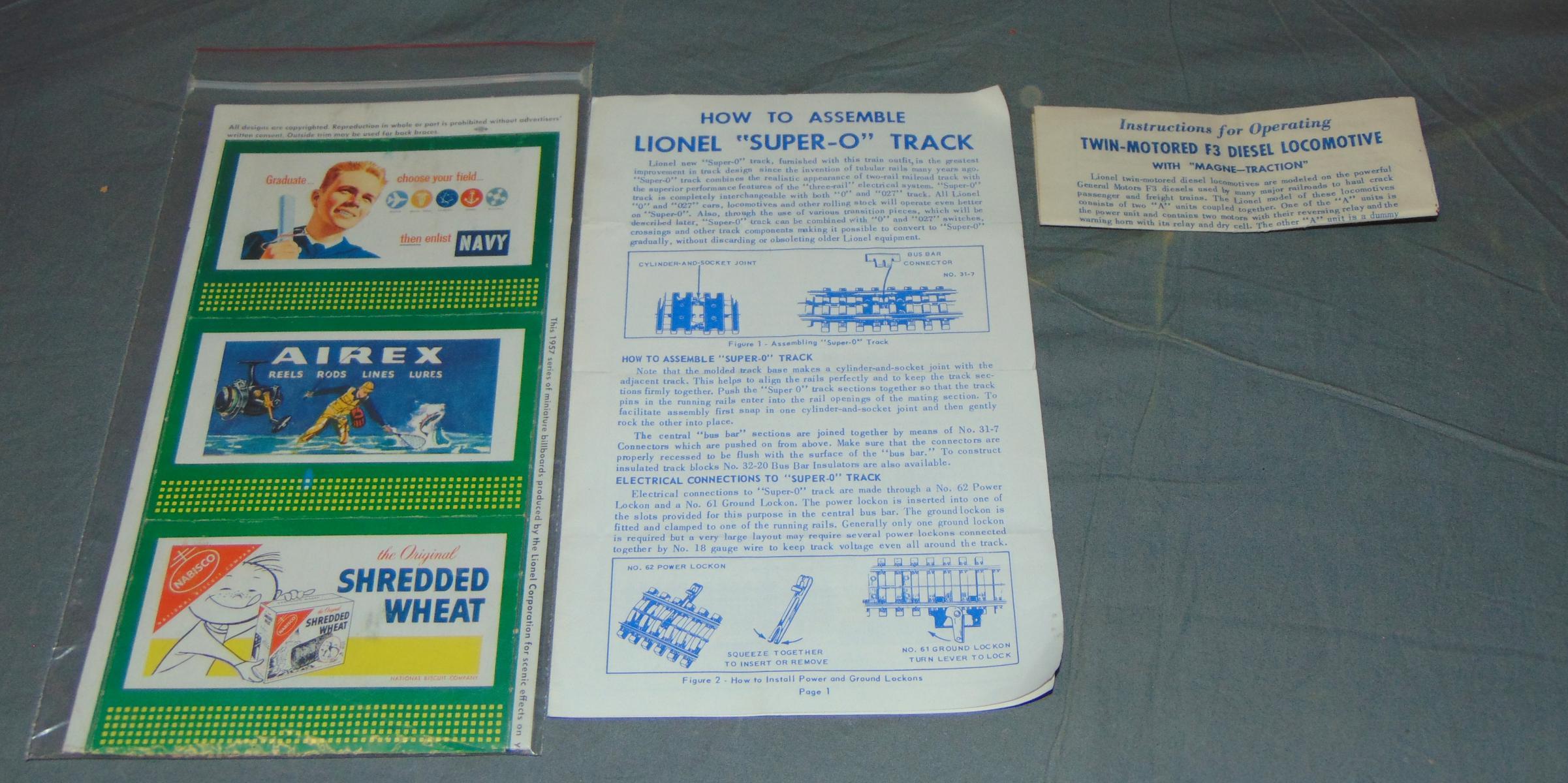 Super Boxed Lionel RG Set 2291W