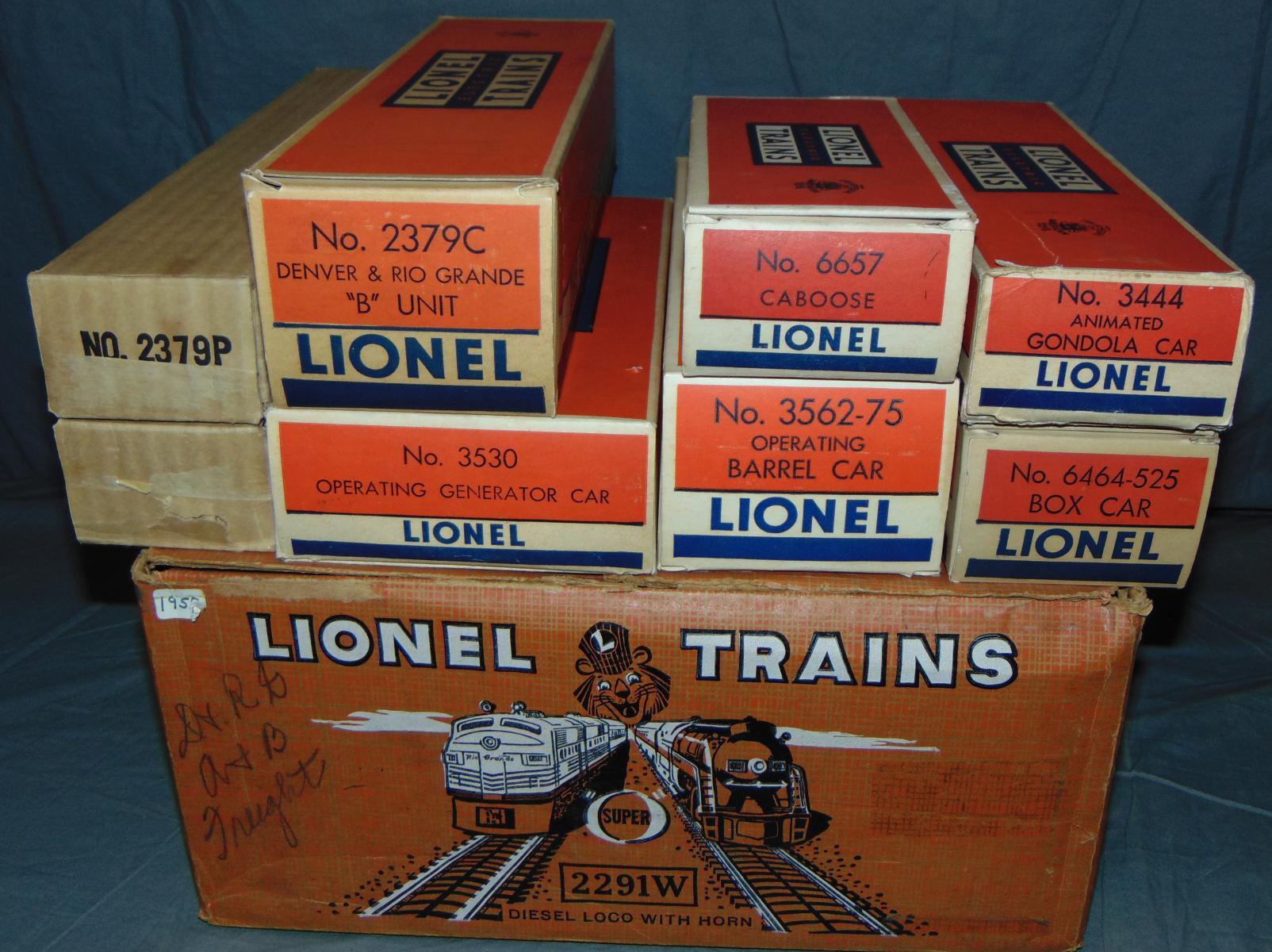 Super Boxed Lionel RG Set 2291W