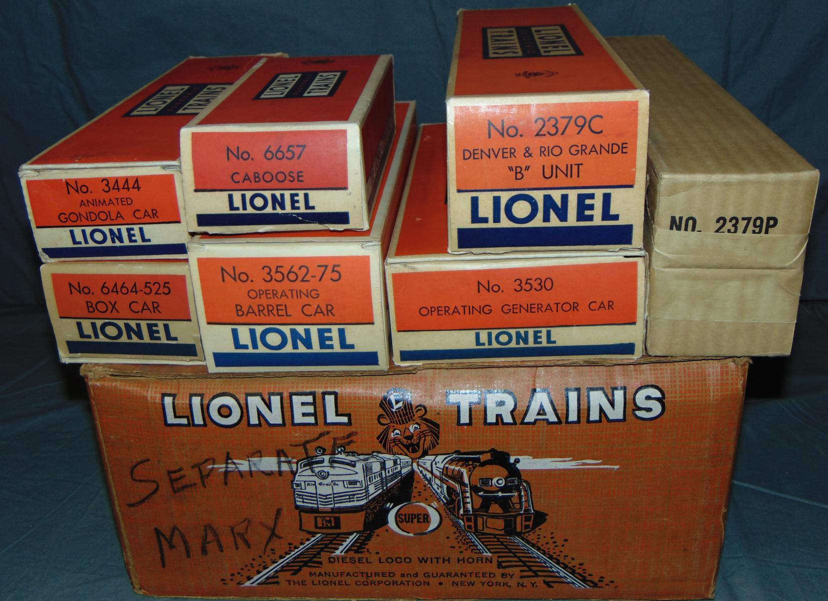 Super Boxed Lionel RG Set 2291W