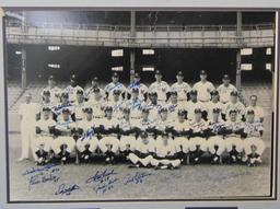 1961 World Series Champions Yankees Display.