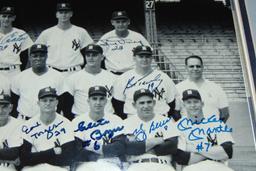 1961 World Series Champions Yankees Display.