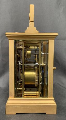 Dore Bronze French Repeater Carriage Clock