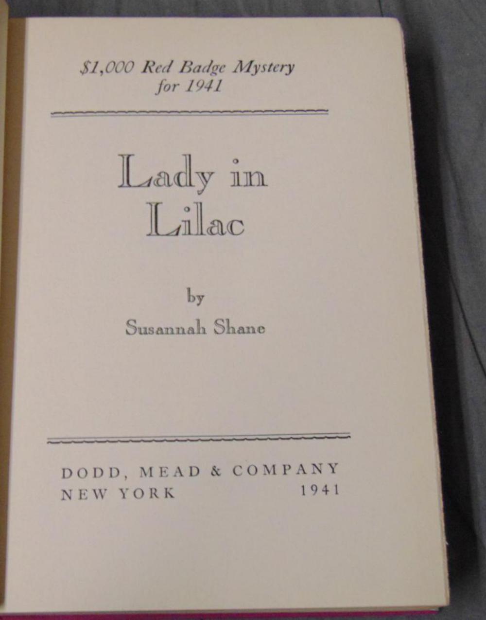 Susannah Shane. Lady in Lilac. Lot of Two.