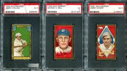 T-205 Lot of Three PSA Graded 5 Cards.