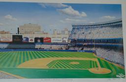 "A Diamond in the Bronx" Yankee Stadium Lithograph
