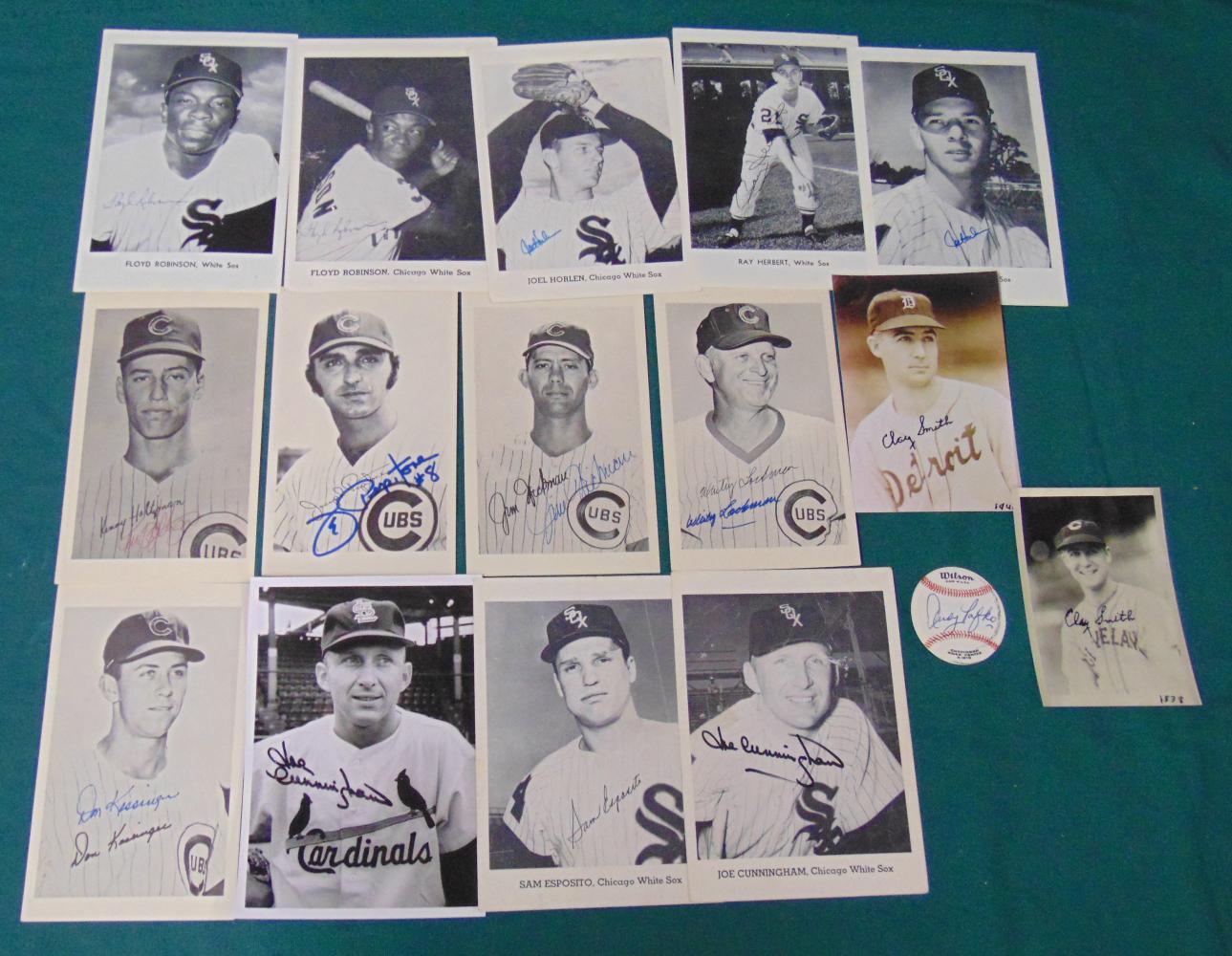 Signed Baseball HOF Plaques, Index Cards, & More