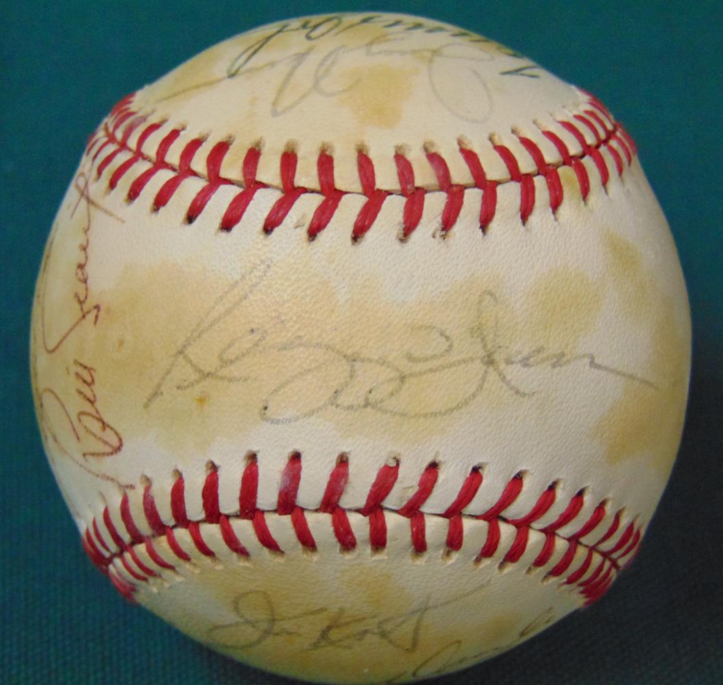 1979 NY Yankees Team Signed Baseball