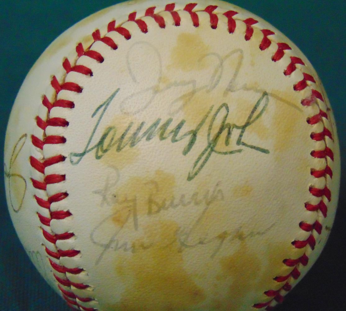 1979 NY Yankees Team Signed Baseball