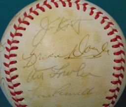 1979 NY Yankees Team Signed Baseball