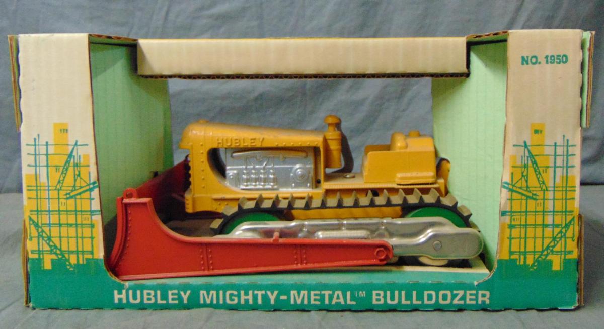 Hubley. Die Cast Bulldozer in Box.