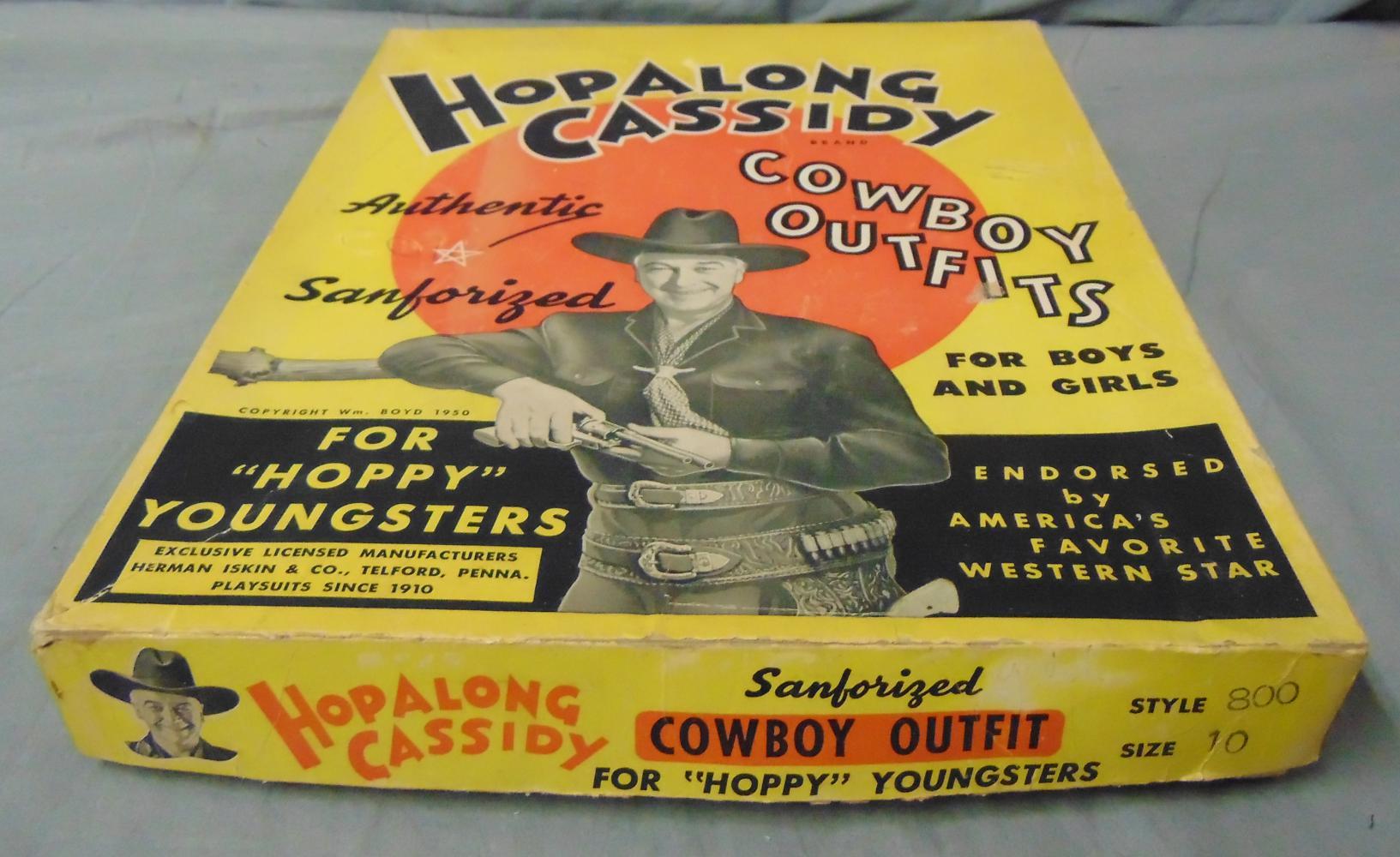 Hopalong Cassidy. Cowboy Outfit. Boxed.