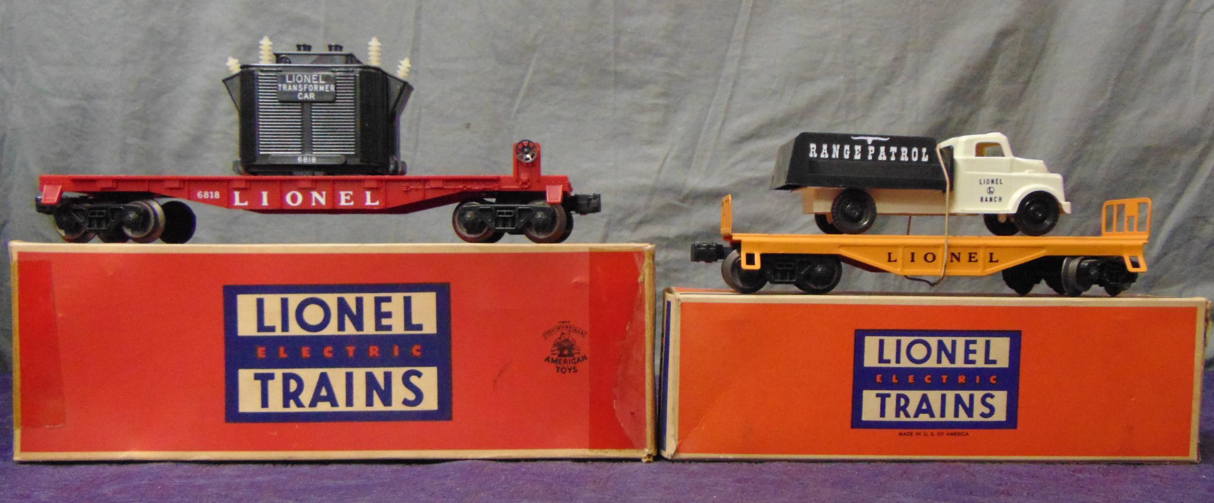 Clean Boxed Lionel 6151 & 6818