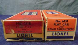 Clean Boxed Lionel 6151 & 6818