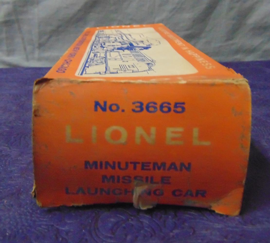 Scarce Boxed Lionel 3665 Minuteman Launcher