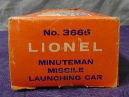 Scarce Boxed Lionel 3665 Minuteman Launcher