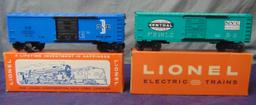 2 Late Boxed Lionel 6464 Boxcars