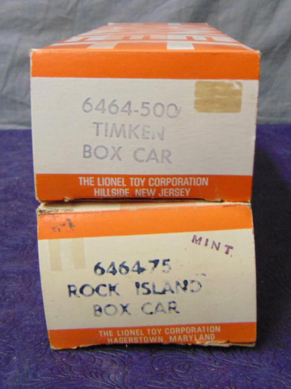 2 Late Lionel 6464 Boxcars