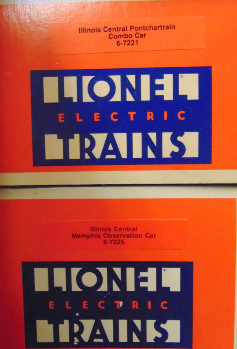 7 Lionel IC Passenger Cars