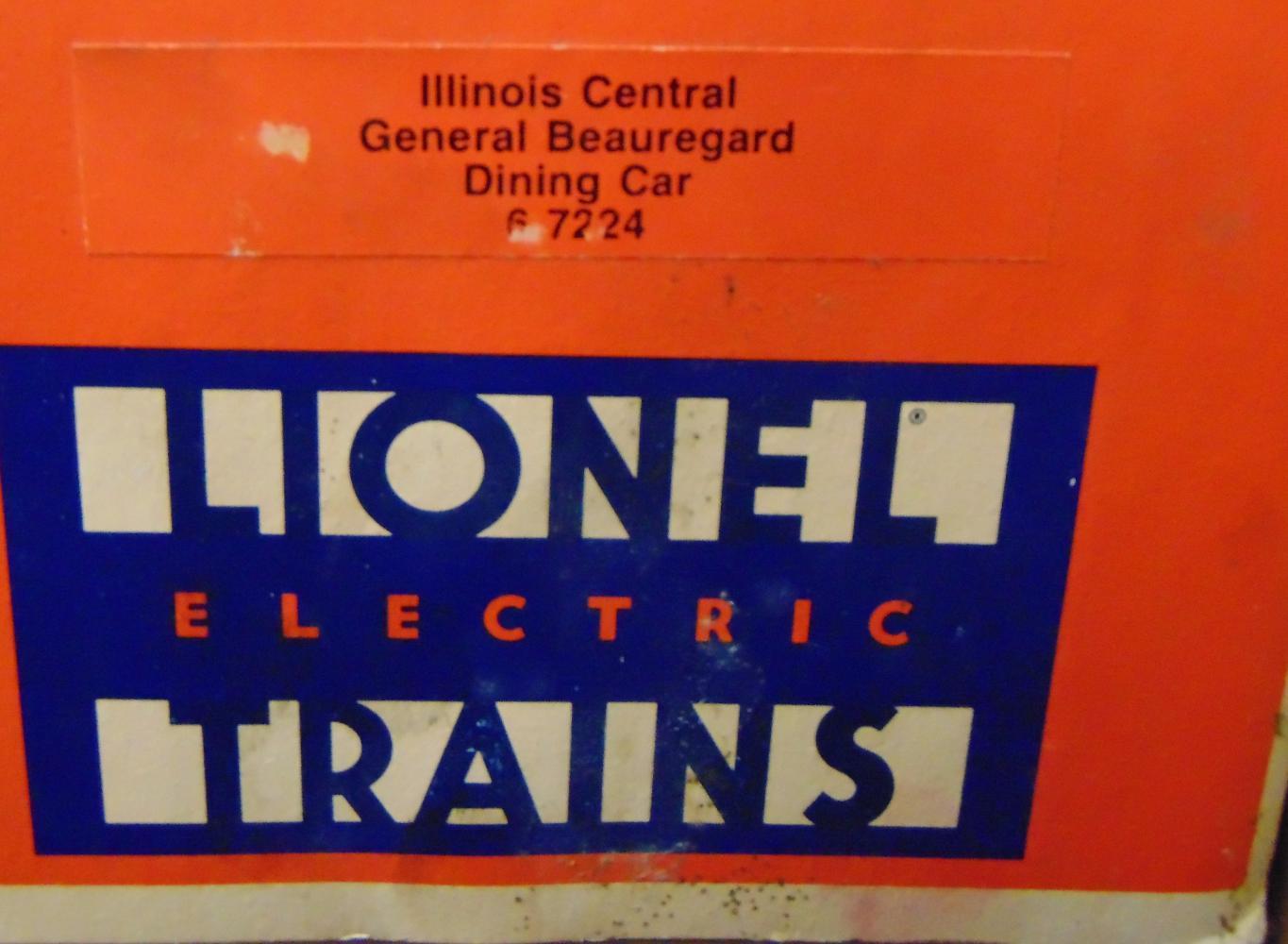 7 Lionel IC Passenger Cars