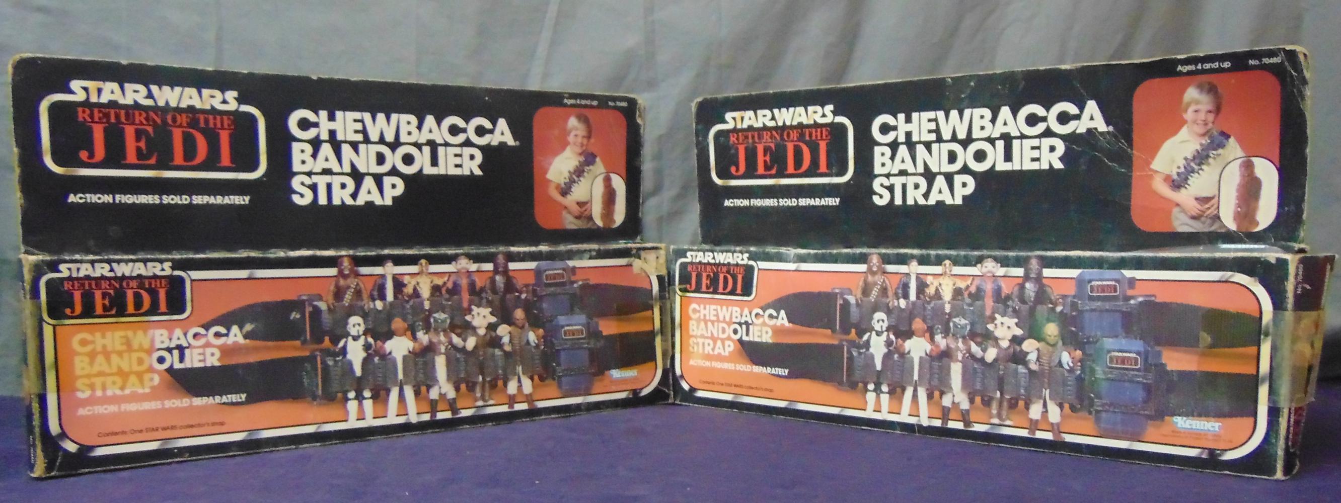 (2) 1983 Star Wars ROTJ Chewbacca Bandolier Straps