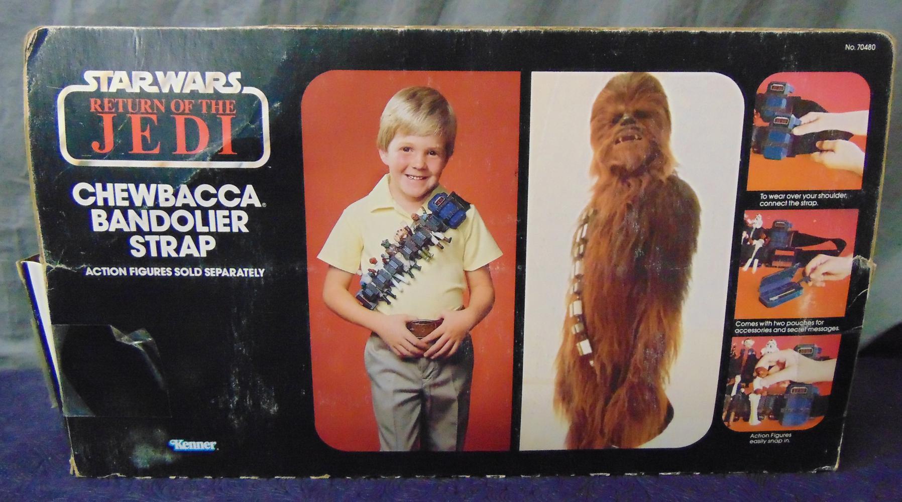 (2) 1983 Star Wars ROTJ Chewbacca Bandolier Straps