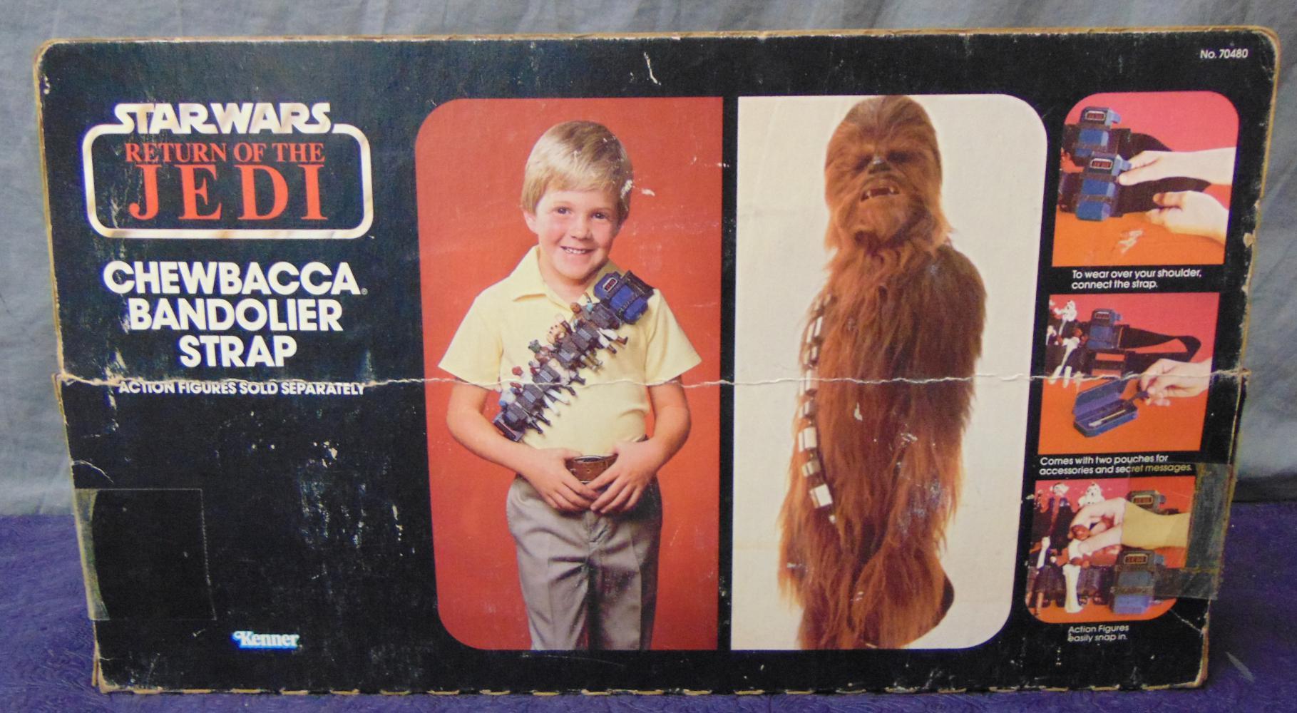 (2) 1983 Star Wars ROTJ Chewbacca Bandolier Straps