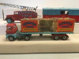 3 Vintage Corgi Chipperfield Circus Vehicles