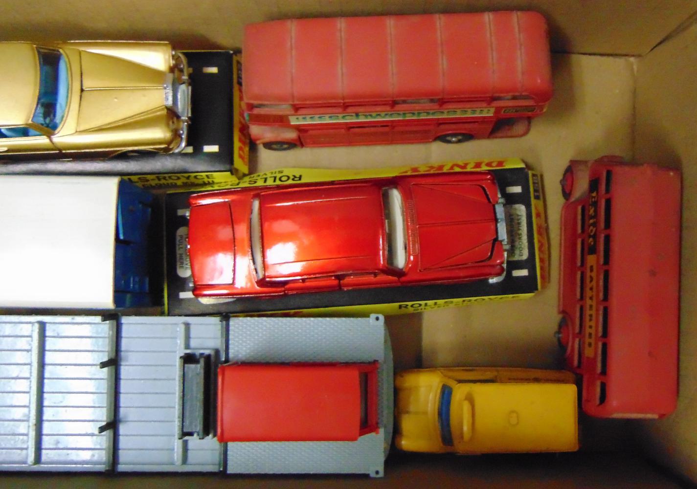 8 Vintage Dinky Toy Vehicles