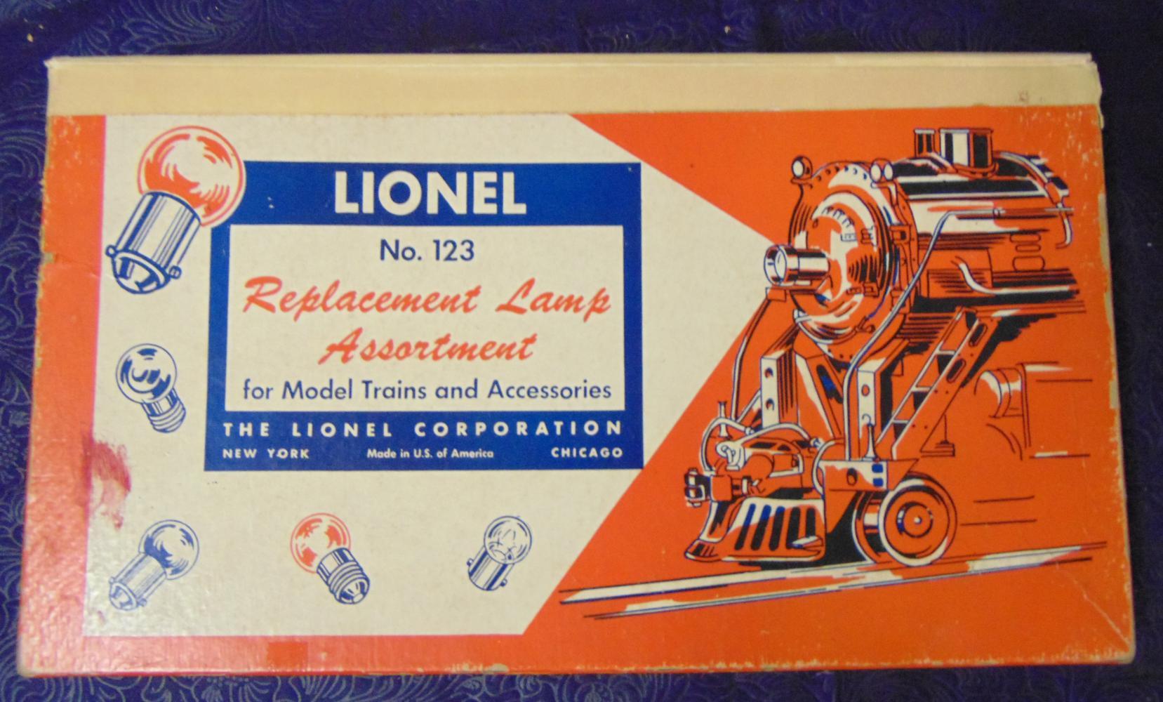 2 Lionel 123 Bulb Assortments, Plus