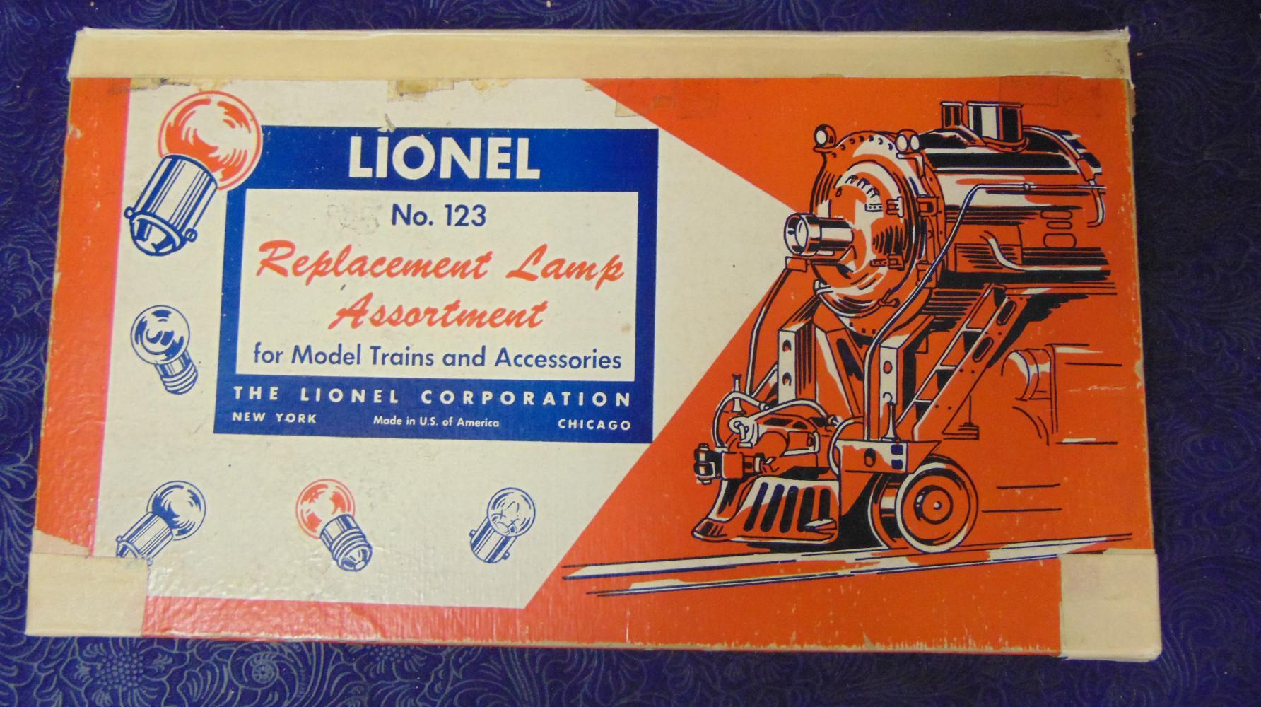 2 Lionel 123 Bulb Assortments, Plus