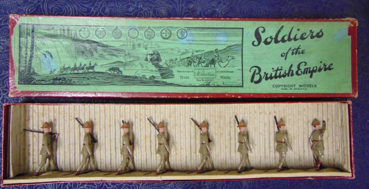 Britains #1542 New Zealand Infantry At Slope. Box.