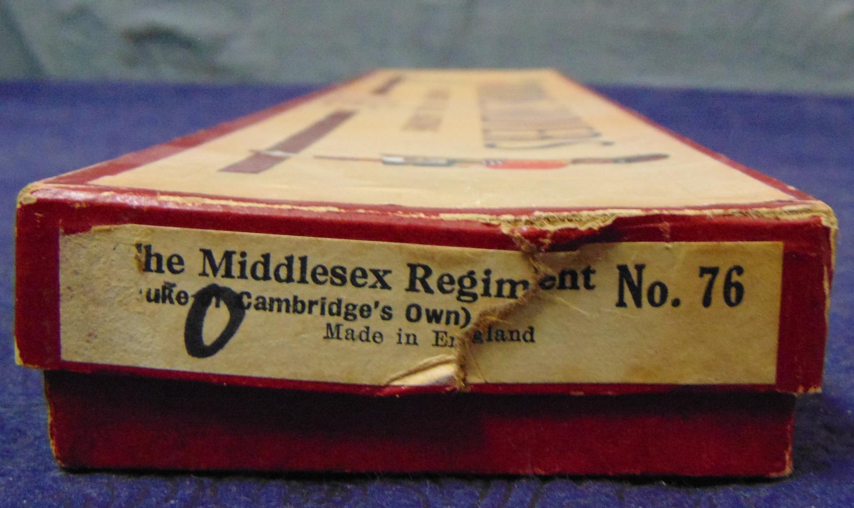 Britains #76 Middlesex Regiment Boxed.
