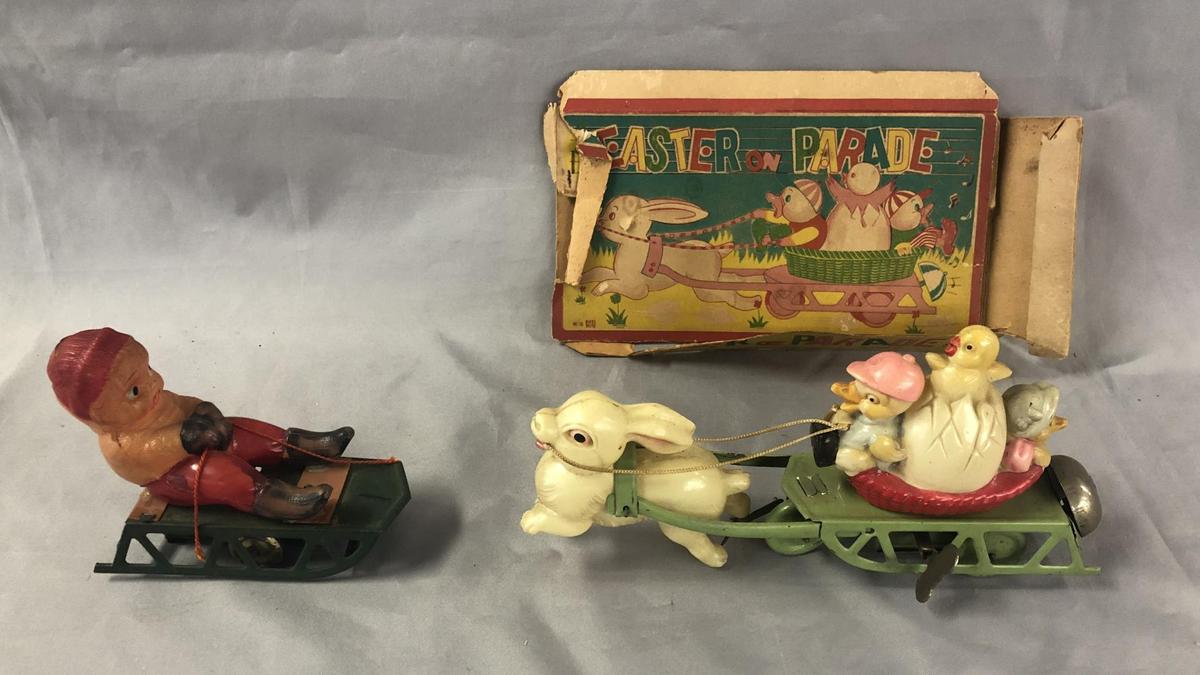 2 Occupied Japan Celluloid Toys