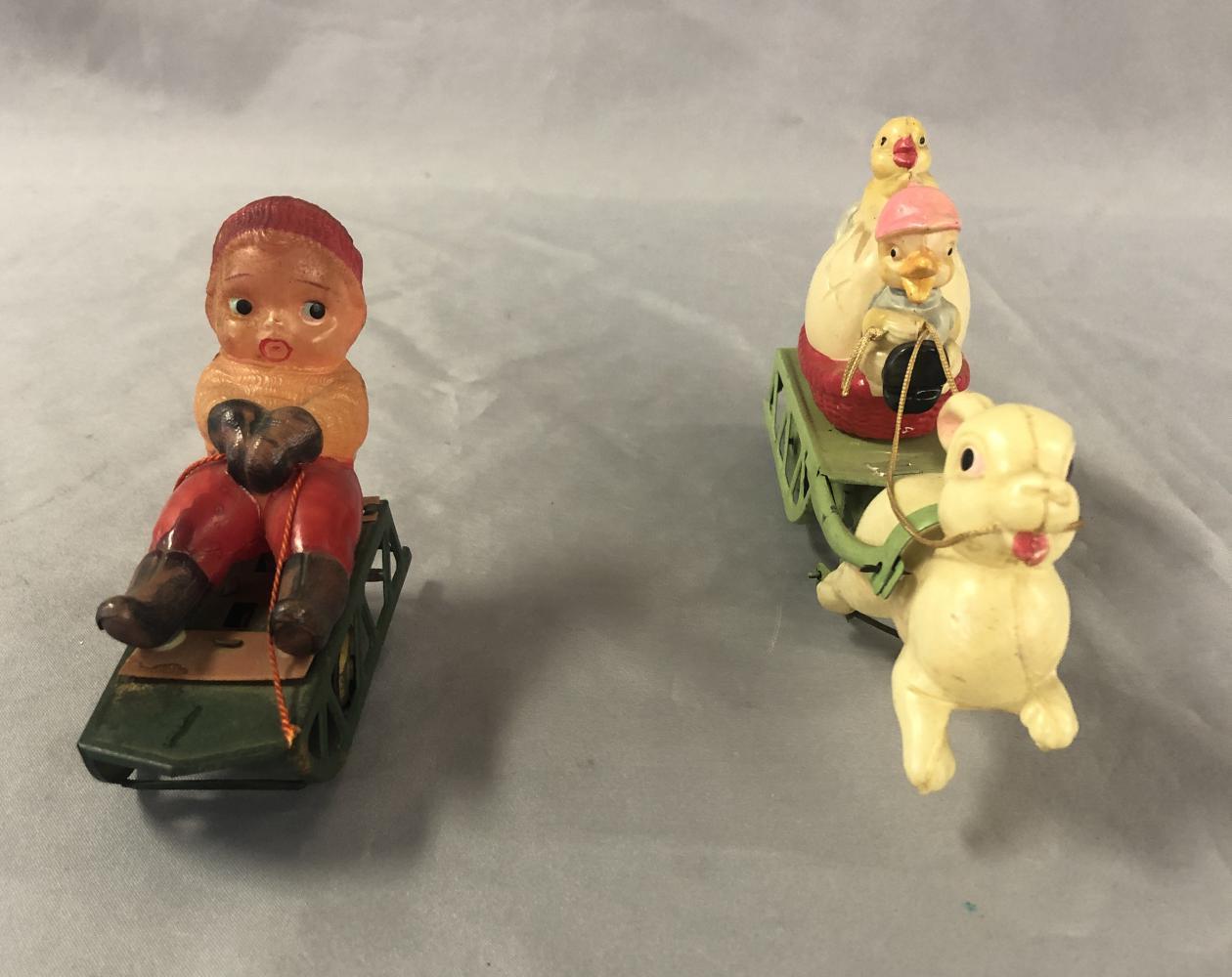 2 Occupied Japan Celluloid Toys