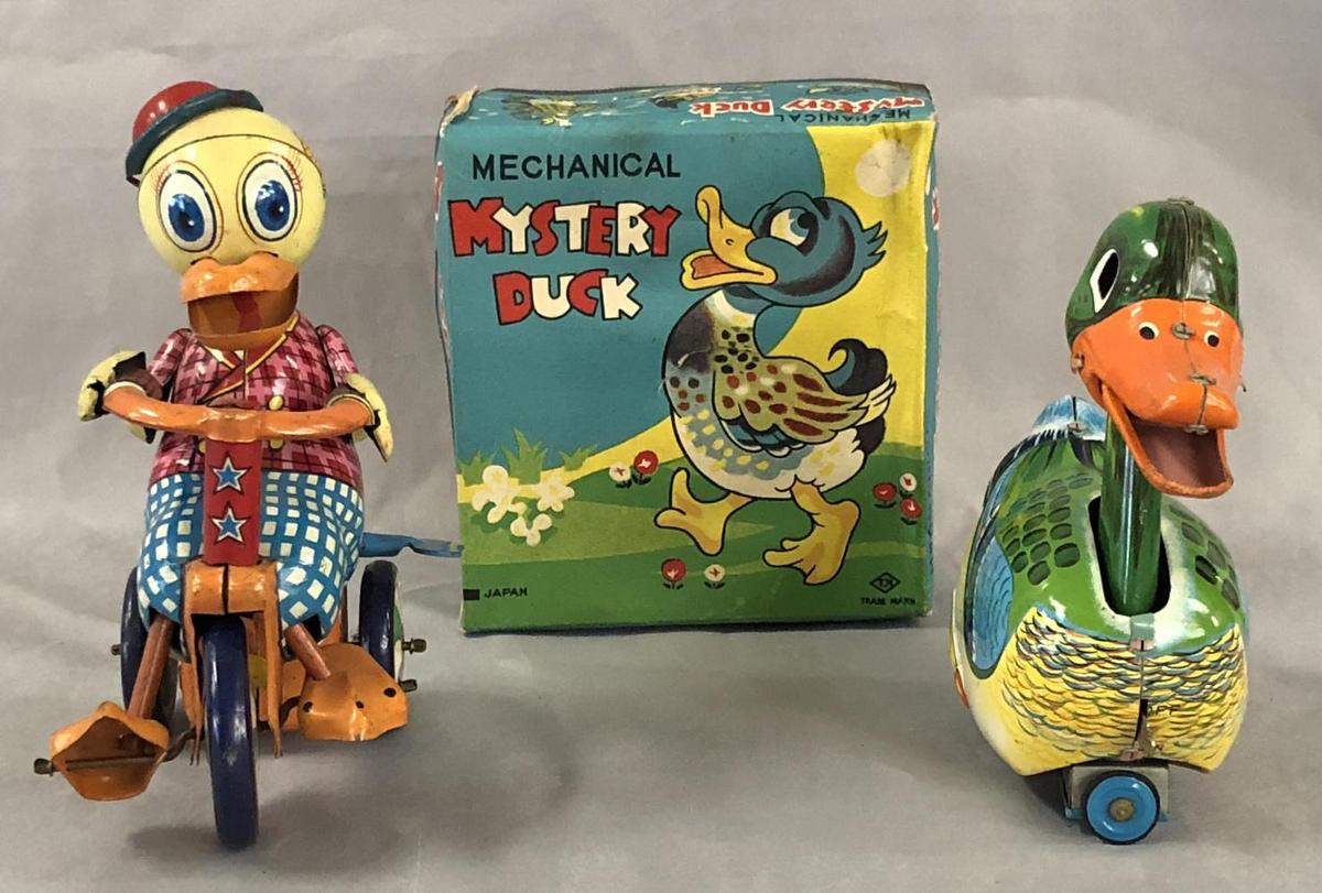 2 Nice Japanese Duck Toys