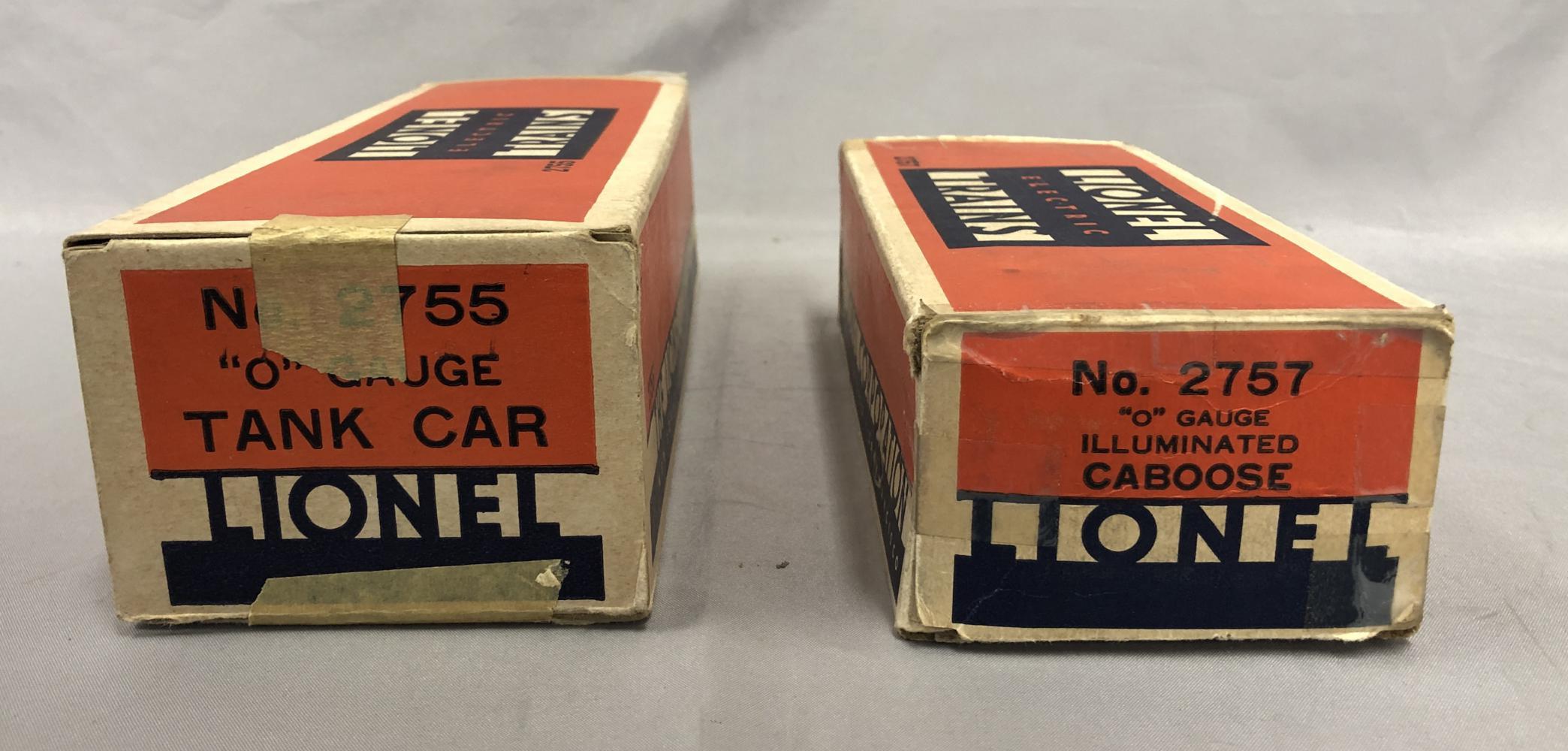 Nice Late Boxed Lionel 2755 & 2757 Freights