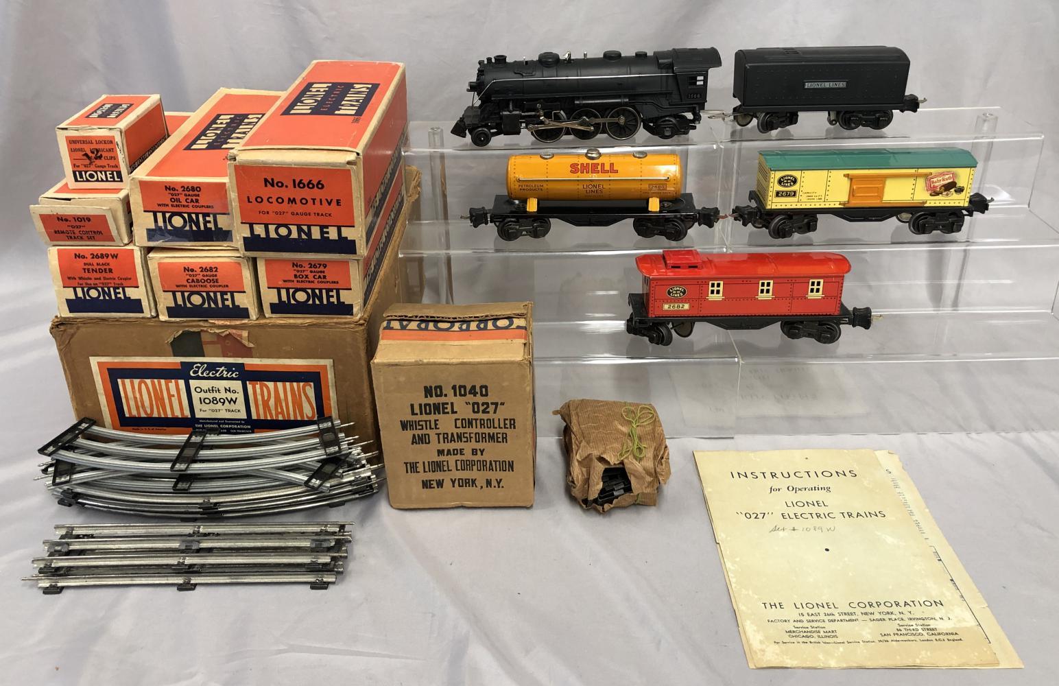 Super Boxed 1939 Lionel Set 1089W