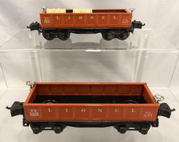 4 Clean Lionel Freight Cars, 3 Boxed