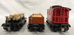 Boxed 1940 Lionel 3651, 2652 & 2557X Freights