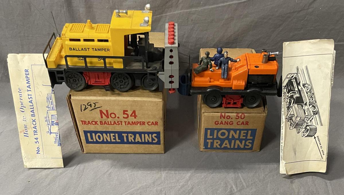 Clean Boxed Lionel 50 & 54 Motorized Units