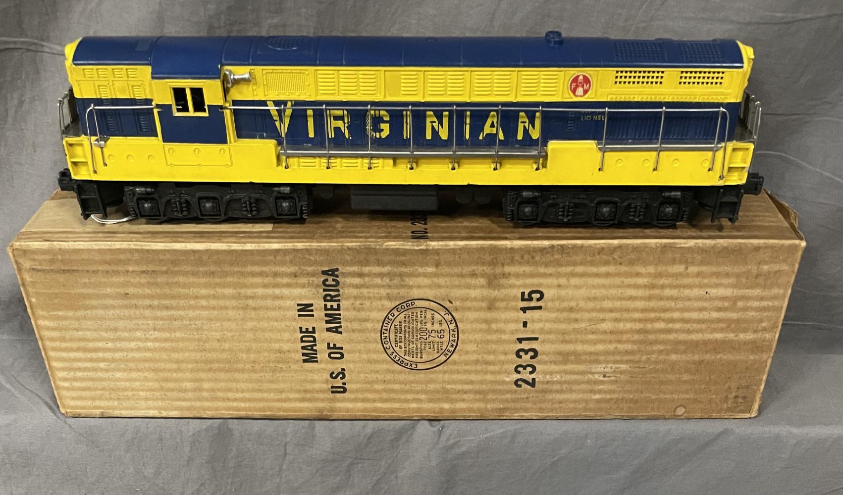 Clean Boxed Lionel 2331 Virginian FM Diesel