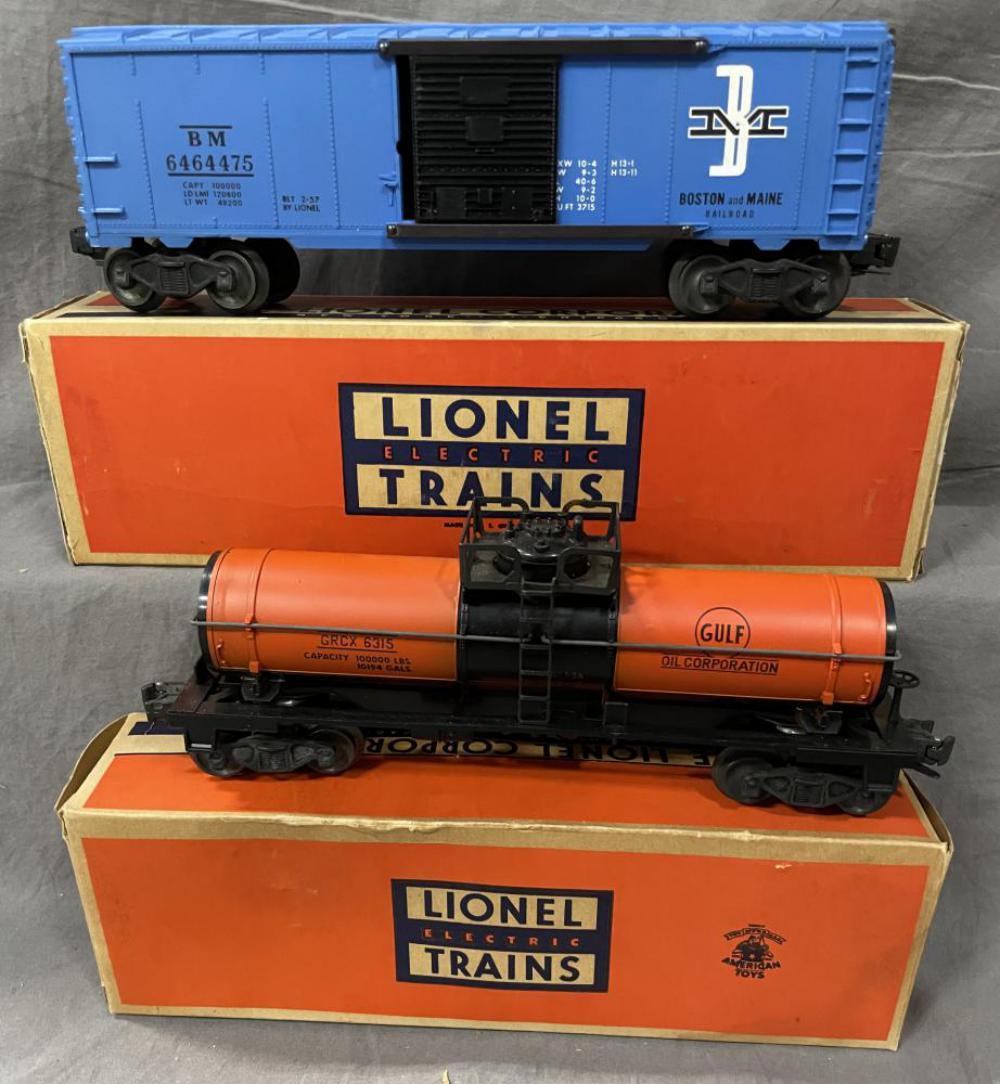 Nice Boxed Lionel 6315 & 6464-475 Freights