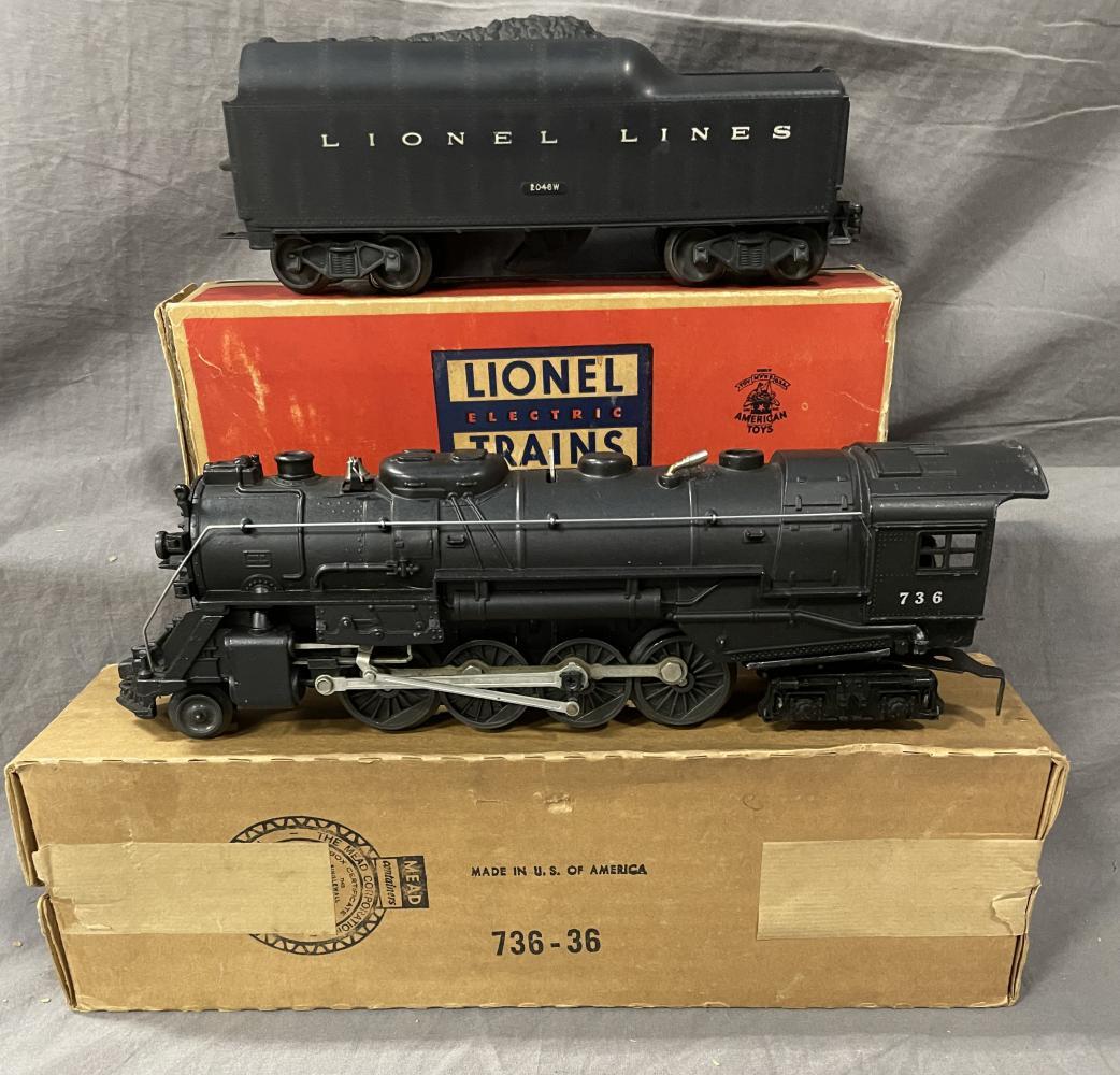 Nice Boxed Lionel 736 Berkshire Loco