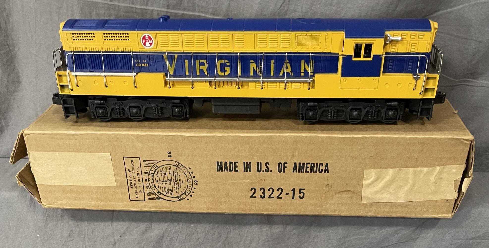 NMINT Boxed Lionel 2322 Virginian FM