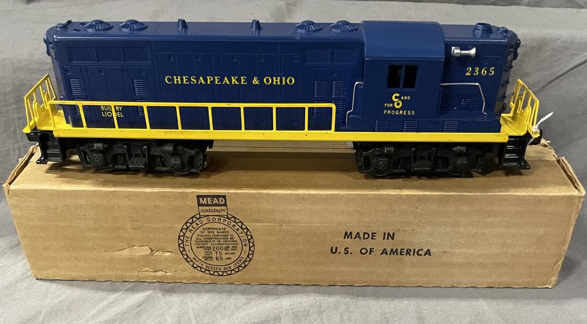 Boxed Lionel 2365 C&O GP7 Diesel