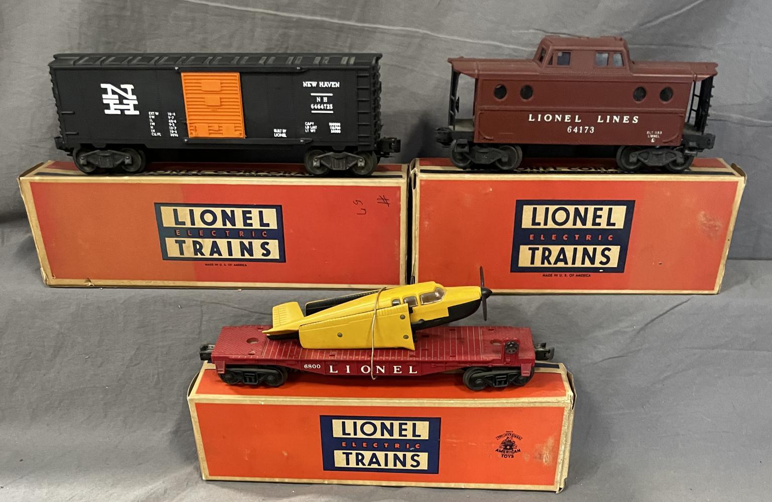 Boxed Lionel 6800, 6464-425 & 6427-1 Freights