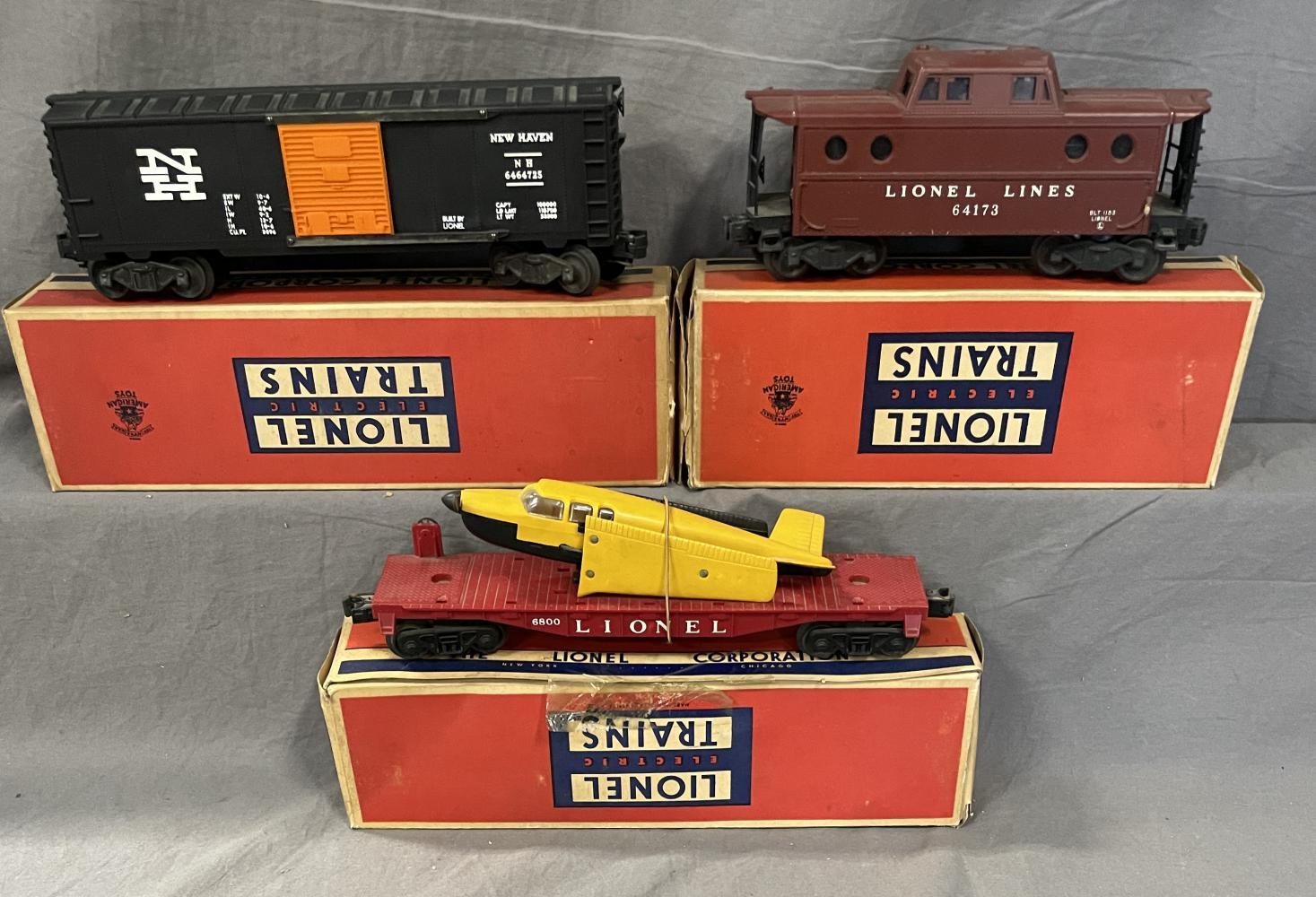 Boxed Lionel 6800, 6464-425 & 6427-1 Freights