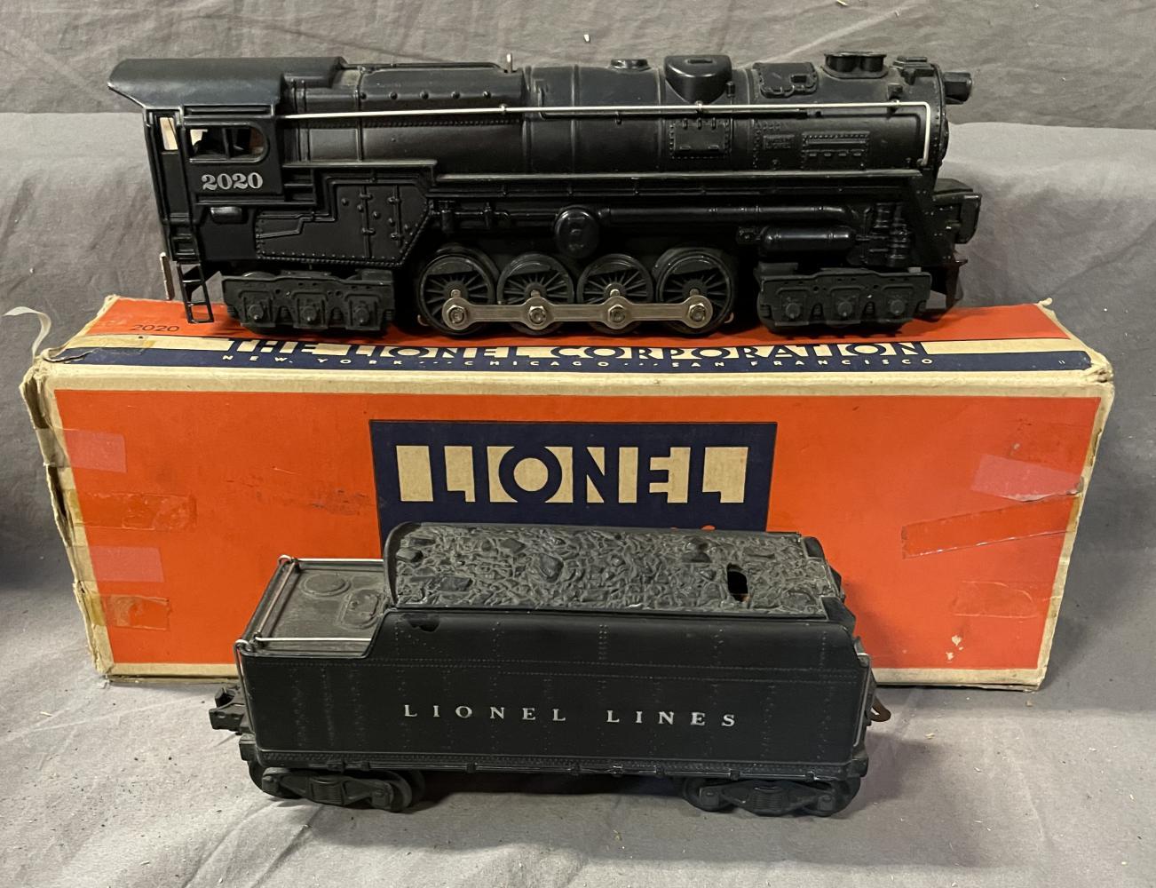 Boxed Lionel 233 & 2018 Steam Locos