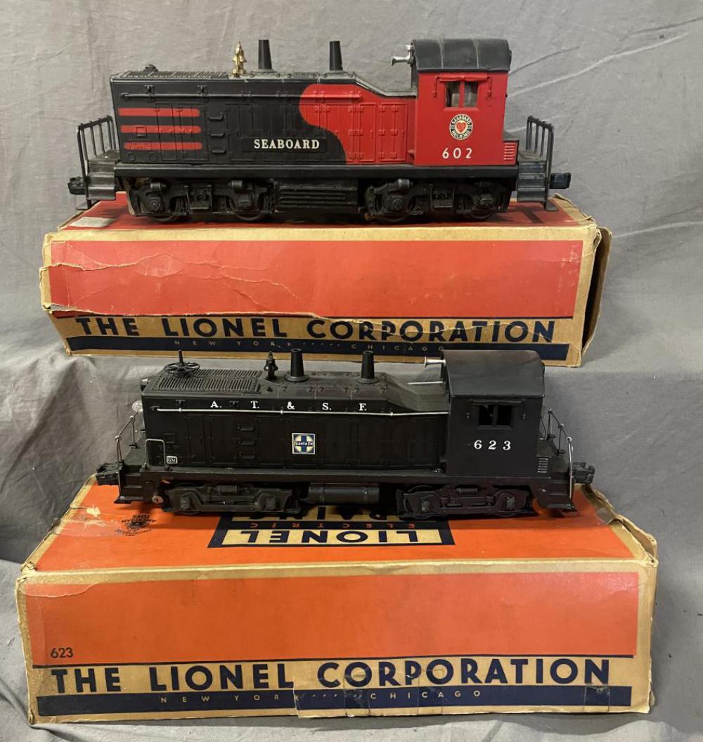 Boxed Lionel 623 & 602 NW2 Diesels